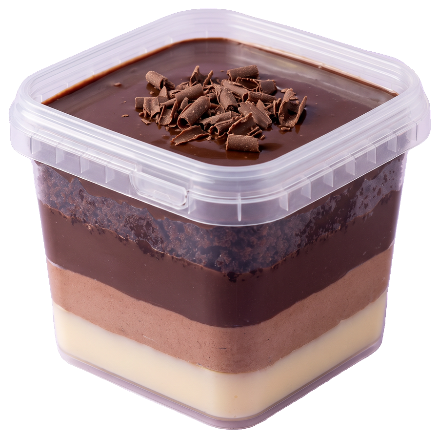 Bolo de chocolate com recheio de brigadeiro